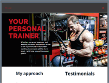 Tablet Screenshot of mypersonaltrainertampa.com